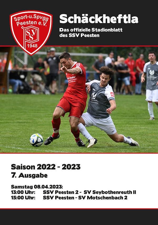 Ausgabe 7 - 08.04.2023 - SSV Peesten - SV Motschenbach 2