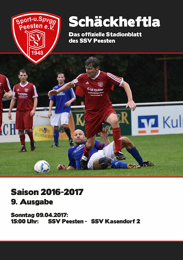 Ausgabe 9 - 09.04.2017 - SSV Peesten - SSV Kasendorf 2