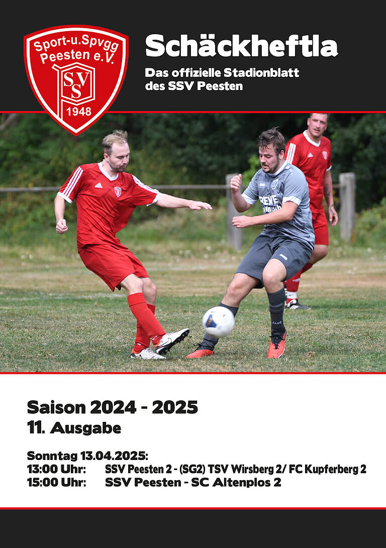 Ausgabe 11 - 13.04.2025 - SSV Peesten - SC Altenplos 2