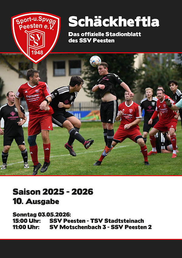 Ausgabe 10 - 03.05.2026 - SSV Peesten - TSV Stadtsteinach