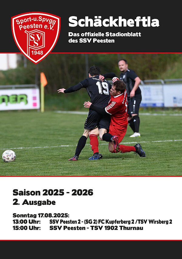 Ausgabe 2 - 17.08.2025 - SSV Peesten - TSV 1902 Thurnau