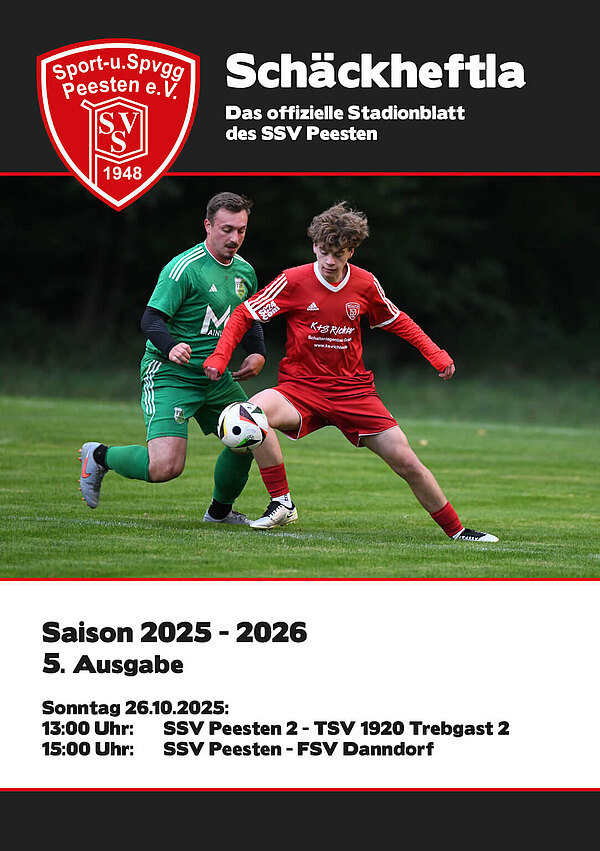 Ausgabe 5 - 26.10.2025 - SSV Peesten - FSV Danndorf