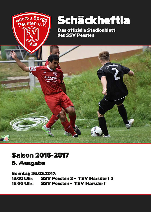 Ausgabe 8 - 26.03.2017 - SSV Peesten - TSV Harsdorf