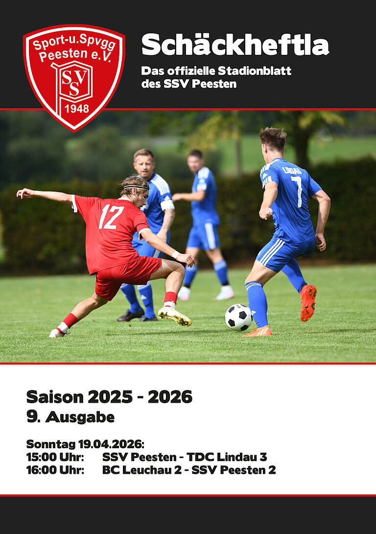 Ausgabe 9 - 19.04.2026 - SSV Peesten - TDC Lindau 3