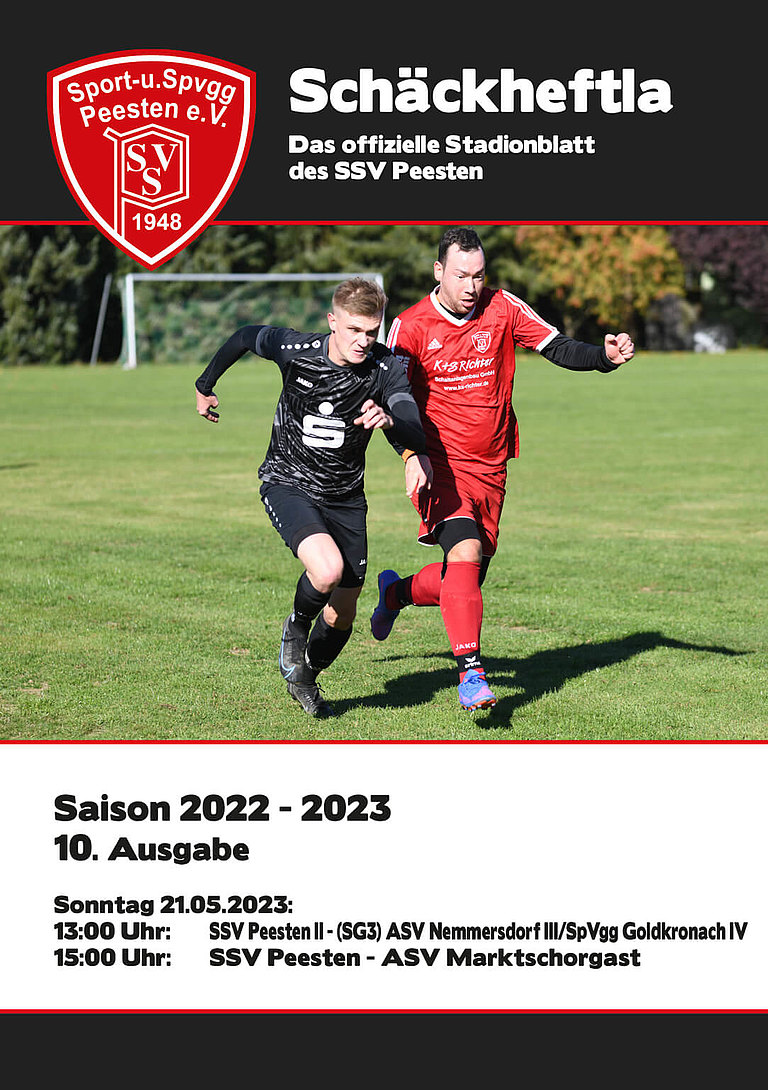 Ausgabe 10 - 21.05.2023 - SSV Peesten - ASV Marktschorgast