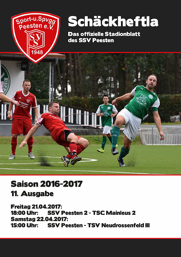 Ausgabe 11 - 22.04.2017 - SSV Peesten - TSV Neudrossenfeld 3