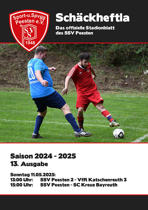 Ausgabe 13 - 11.05.2025 - SSV Peesten - SC Kreuz Bayreuth