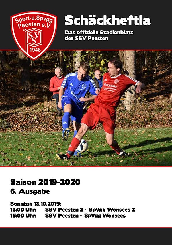 Ausgabe 6 - 13.10.2019 - SSV Peesten - SpVgg Wonsees