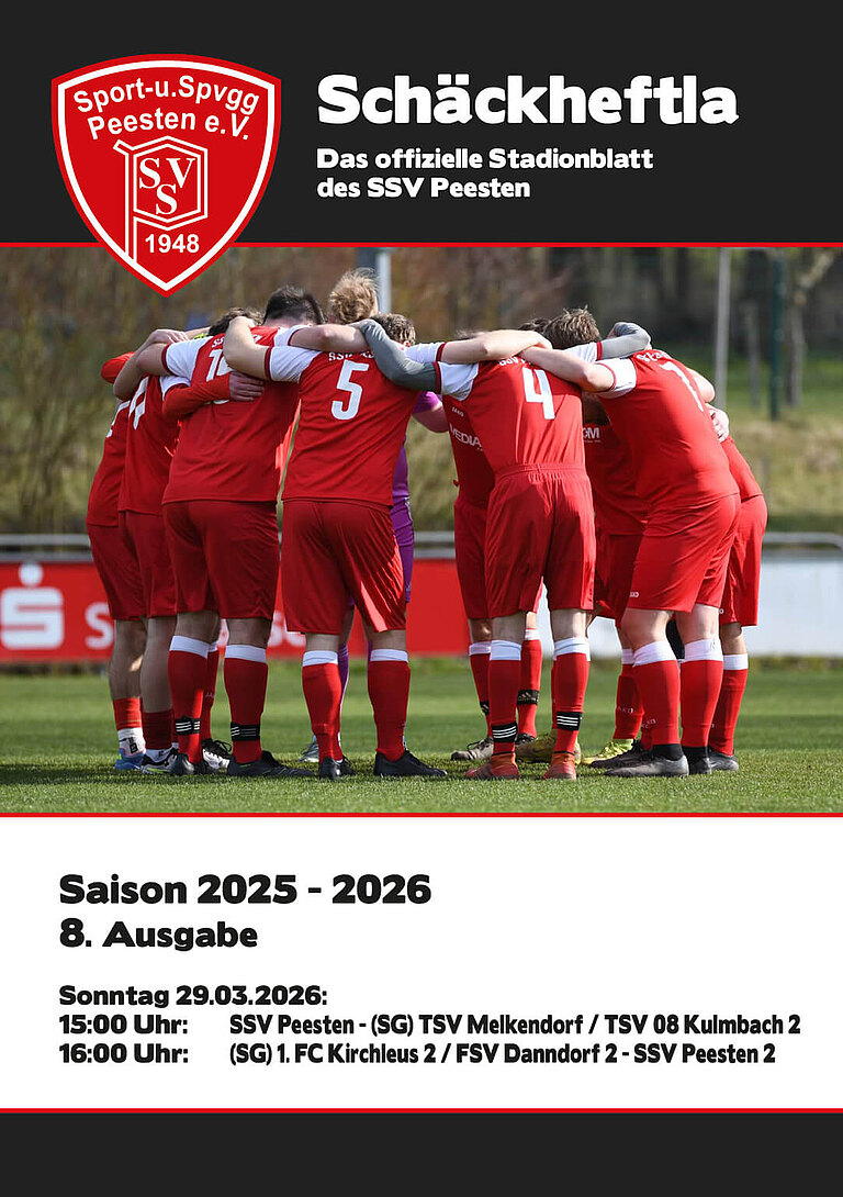 Ausgabe 8 - 29.03.2026 - SSV Peesten -(SG) TSV Melkendorf / TSV 08 Kulmbach 2