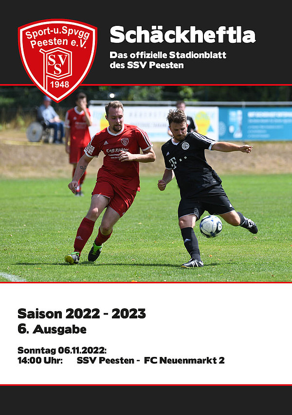 Ausgabe 6 - 06.11.2022 - SSV Peesten - FC Neuenmarkt 2