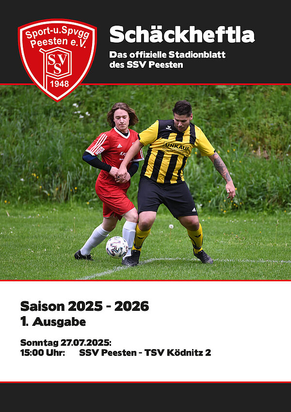 Ausgabe 1 - 27.07.2025 - SSV Peesten - TSV Ködnitz 2