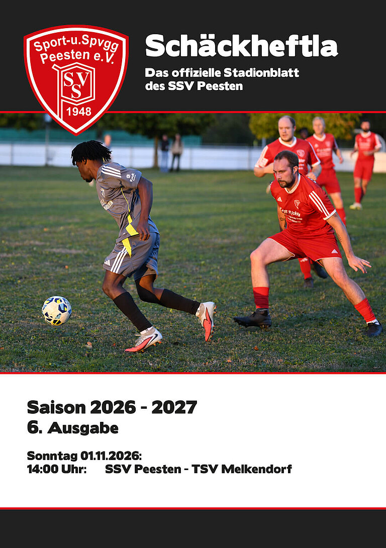 Ausgabe 6 - 01.11.2026 - SSV Peesten - TSV Melkendorf