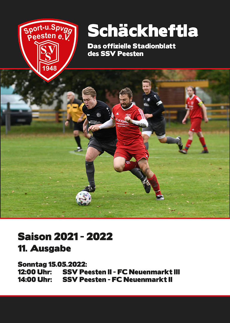 Ausgabe 11 - 15.05.2022 - SSV Peesten - FC Neuenmarkt II