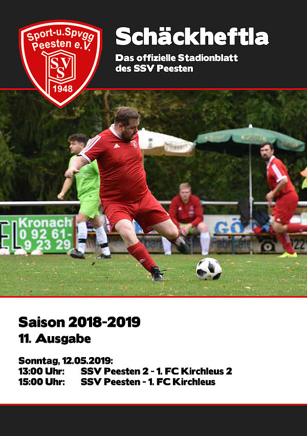 Ausgabe 11 - 12.05.2019 - SSV Peesten - 1. FC Kirchleus