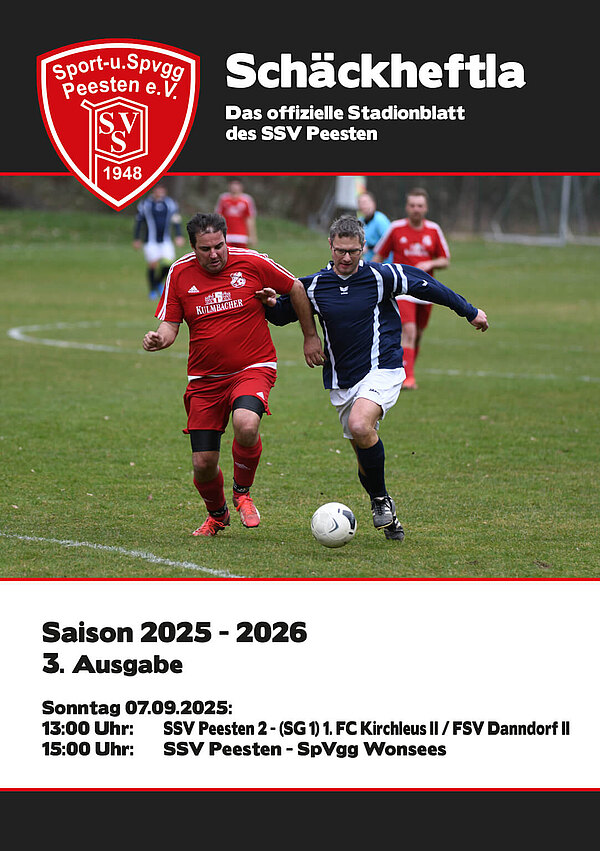 Ausgabe 3 - 07.09.2025 - SSV Peesten - SpVgg Wonsees